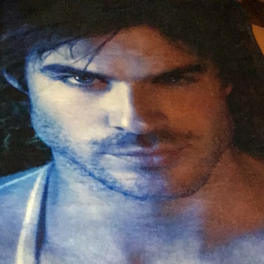🧛‍♂️Damon Salvatore, Vampire Diaries, throw blanket 6ft by 5ft🧛‍♂️